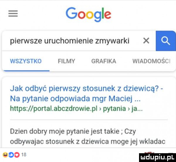 google pierwsze uruchomieniezmywarki x wszystko filmv grafika wiadomośc jak odbyć pierwszy stosunek z dziewicą na pytanie odpowiada mgr maciej hops pokal abczdrowie pl pytania ja. dzien dobry moje pytanie jest takie czy odbywajac stosunek z dziewica moge jej wkladac w