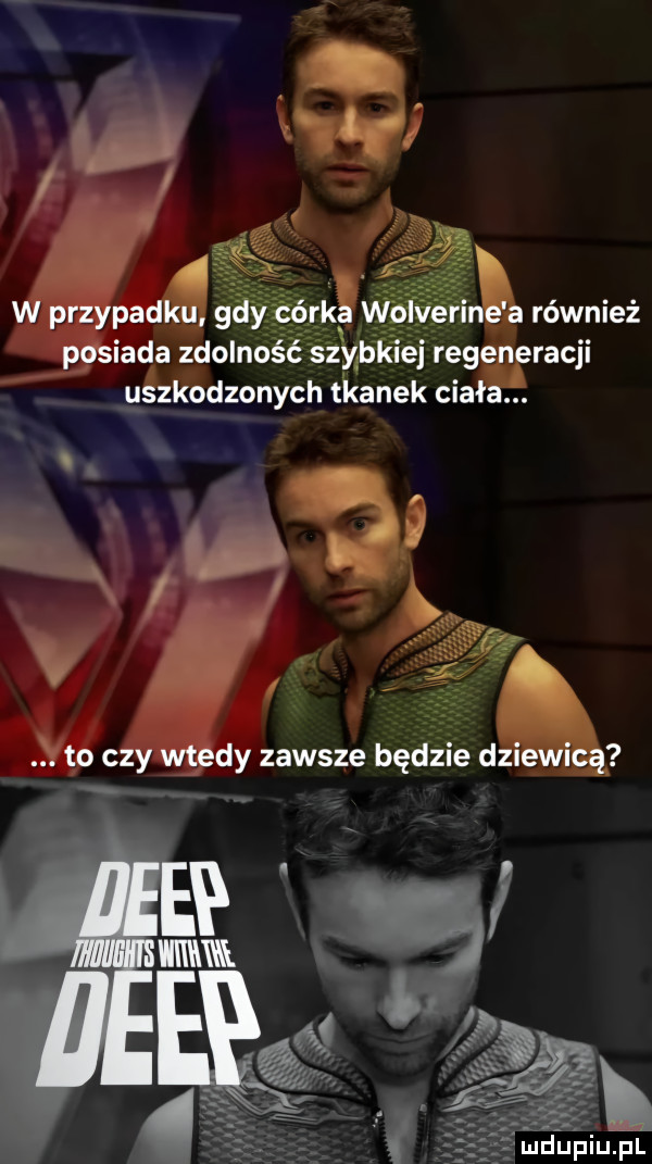 w przypadku g posiada zdolność       qu regeneracji uszkodzonych tkanek ciała