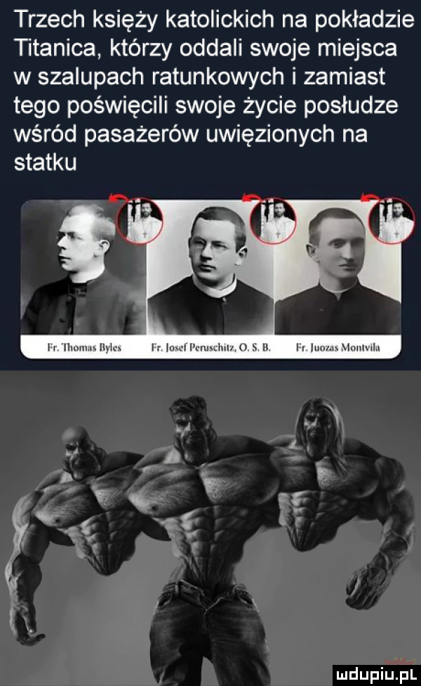 trzech księży katolickich na pokładzie titanica którzy oddali swoje miejsca w szalupach ratunkowych i zamiast tego poświęcili swoje życie posłudze wśród pasażerów uwięzionych na statku n    qule i im ilmnmlumn h ir inanmm m iq ew