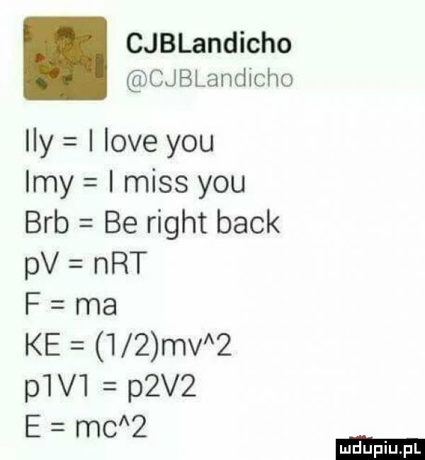 cjblandicho cjblandicho ily i live y-u idy i miss y-u brb be right beck pv nrt f ma ke     mv   p v  p v  e mc