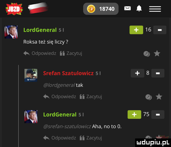 rm lordgenera      raksa tez się liczy   m mam ii zm w o hg stefan szatulowicz     wamslak mm ii ij a lordeeneralsr    am aha no to  . l w  sz dr      ii  mm n. mduplu pl