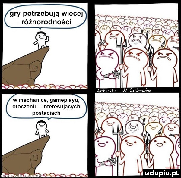 w mechanice gameplayu otoczeniu i interesujących postaciach