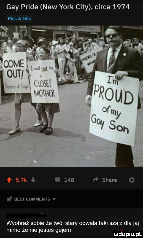 gay pride naw york city circa      f       stare     best common is wyobraź sobie że twój stary odwala taki szajz dla jaj mamo ze me jestes gejem