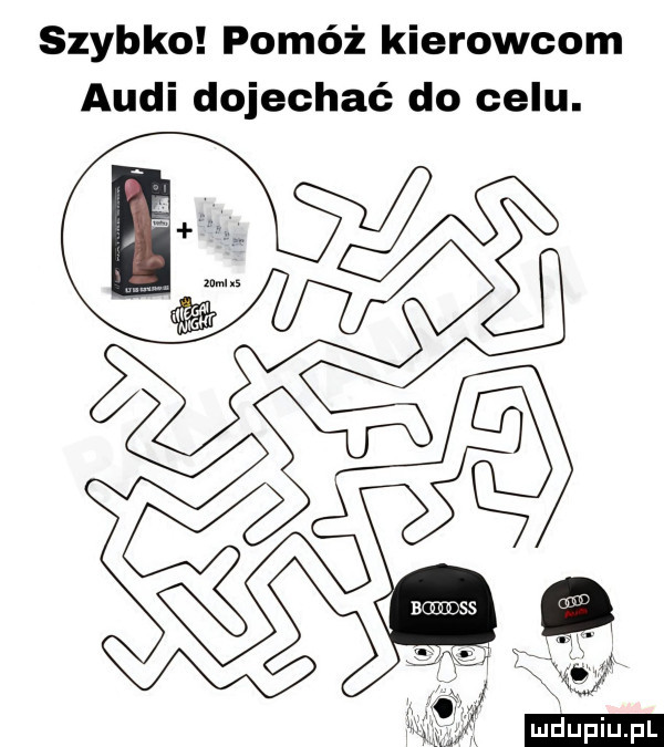 szybko pomóż kierowcom audi dojechać do celu
