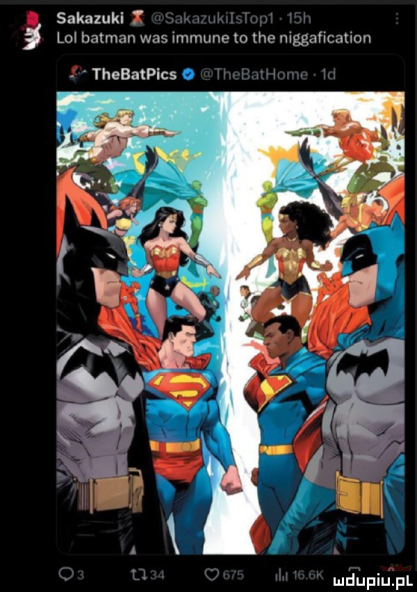 sakazuki lol batman was immune to tee niggafication thebatpics o mhupiu pl