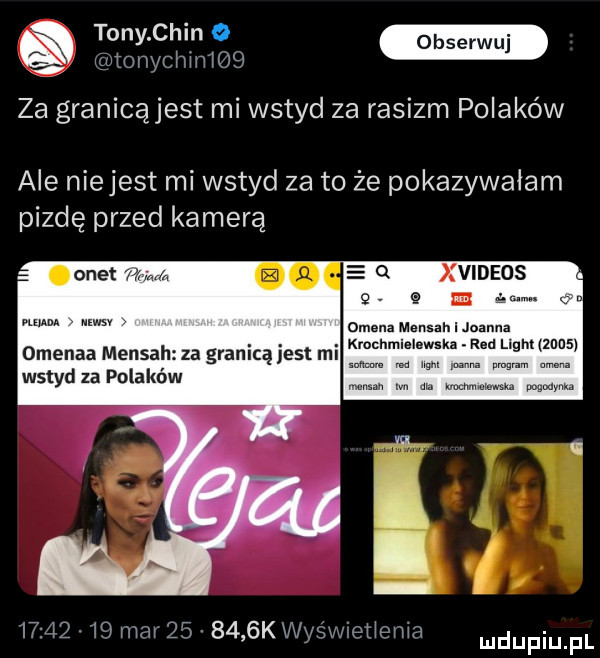 tony hine l e utonychwqq za granicąjest mi wstyd za rasizm polaków ale niejest mi wstyd zeto że pokazywałam pizdę przed kamerą onet xvideos a    w omen munsahijoanna omenaa mensah za granicą jest mi k maż faz r żl gz      wstyd za polaków w m. mmm legu lwi.          mar        k wyéwieﬂenia