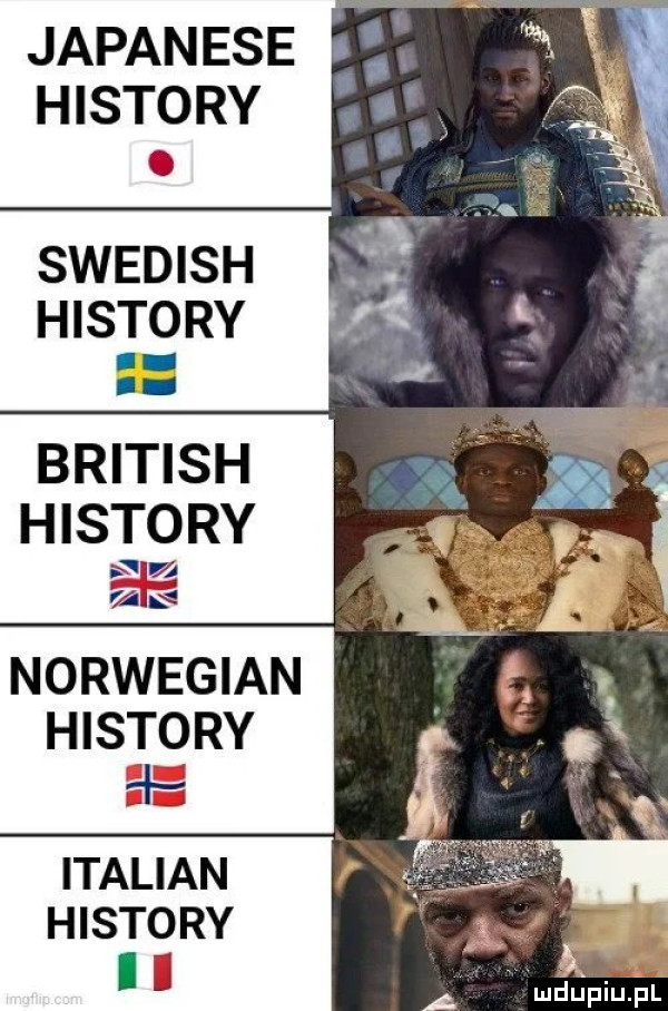 swedish histony british histony norwegian histony a italian histony   neiijłfiiijfl