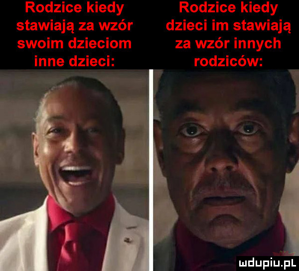 rodzice kiedy rodzice kiedy stawiają za wzór dzieci im stawiają swoim dzieciom za wzór innych inne dzieci rodziców mdupiu i il