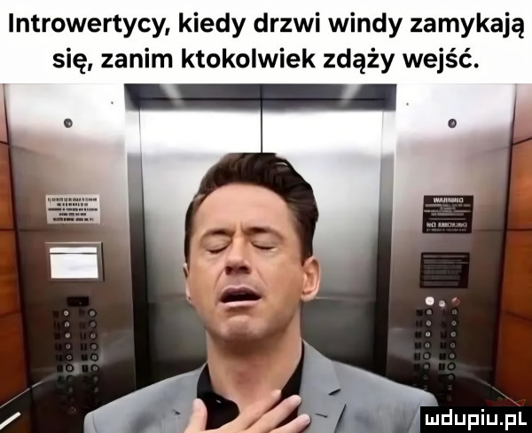 introwertycy kiedy drzwi windy zamykają się zanim ktokolwiek zdąży wejść