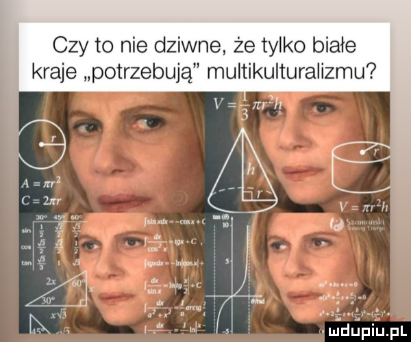 czy to nie dziwne że tylko białe kraje potrzebuje multikulturalizmu