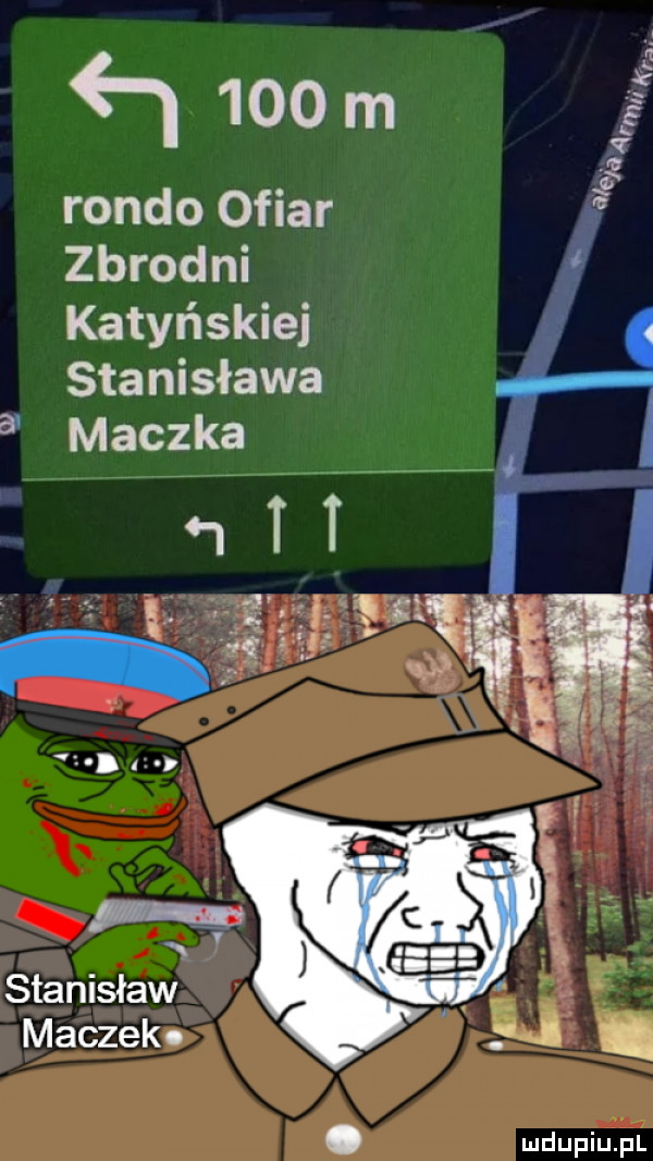 rondo ofiar zbrodni katyńskiej stanisława   maczka stanislaw maczek. abakankami mdupiuiiuil