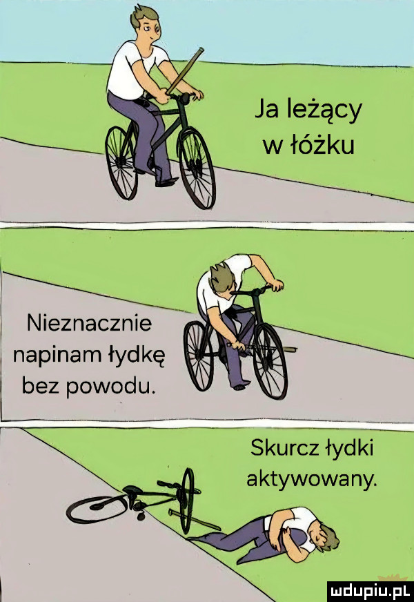 nieznacznie napinam łydkę bez powodu.   skurcz łydki a ktywowa ny. ludu iu. l