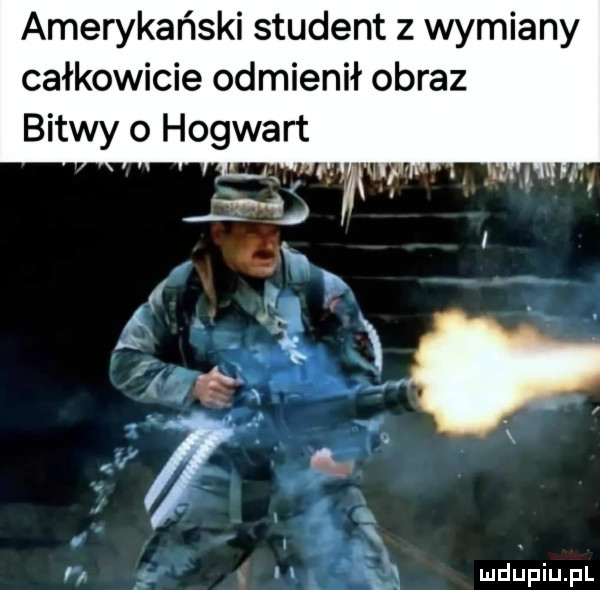 amerykański student z wymiany całkowicie odmienił obraz i v