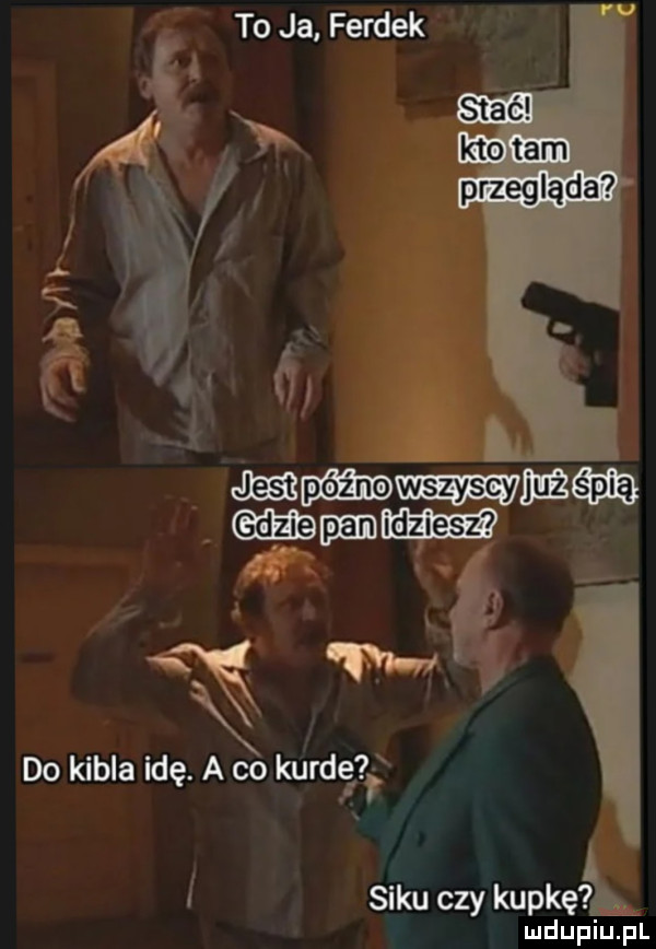 to ja. ferdek i siku czy kupkę