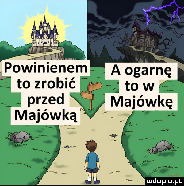 f to zrobić   to w   povtrinnieem a ogarnę. przed majów kę majówka