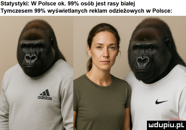 statystyki w polsce ok.    osób jest rasy bialej tymczasem    wyświetlanych reklam odzieżowych w polsce. ibm