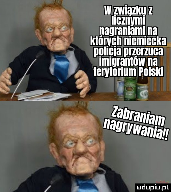 w zvnazku z cznym nauranlamąna kloryęn nlemlecka. ugllgla przerzuca imlgrantow na tervtnnum bolslu i w m zabrani a nagrywam j mdupiujśl