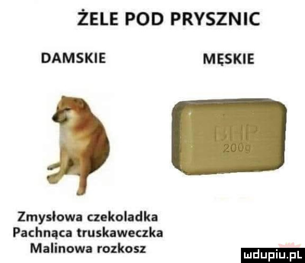 żele pod prysznic damskie męskie zmysłowa czekoladka pachnąca truskaweczka malinowa rozkosz