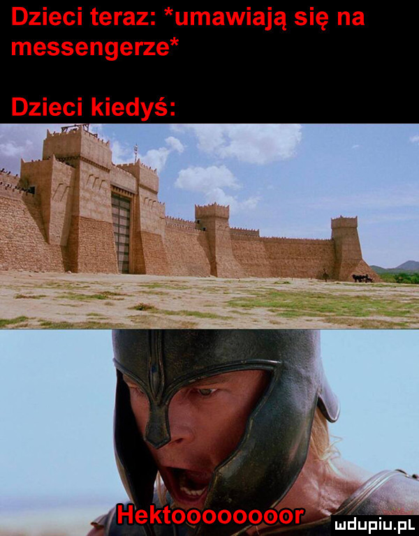 dzieci teraz umawiają się na messengerze dzieci kiedyś
