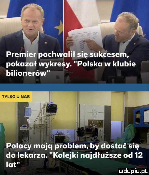 peem pochw i się sukżesek pokazał wykresy. polska w klubie bulionerów talko u nas polacy mają problem by dostać się do iekarza. kolejki najdłuższe od    lat
