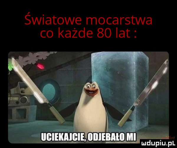światowe mocarstwa co każde    lat