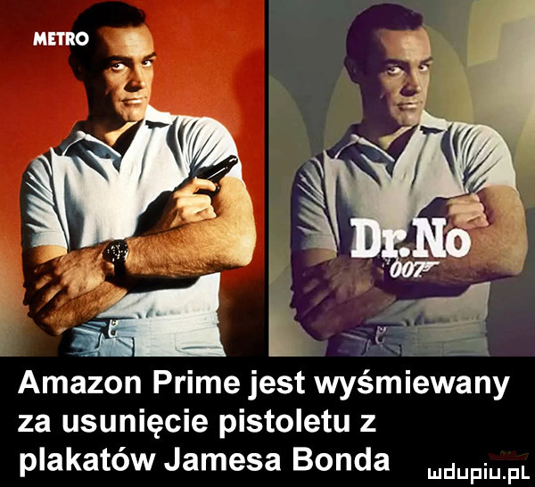 amazon prime jest wyśmiewany za usunięcie pistoletu z plakatów jamesa bonda mmm fl