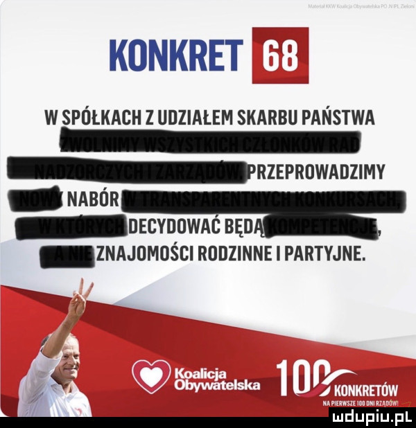 konkret w spółkach z udzialem skarbu panstwa necyduwać bed znajumośdi rodzinne i partyjne