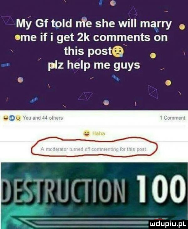 l a my gf tild we sie will marry roe ici get  k comments on tais posti paz help me grys