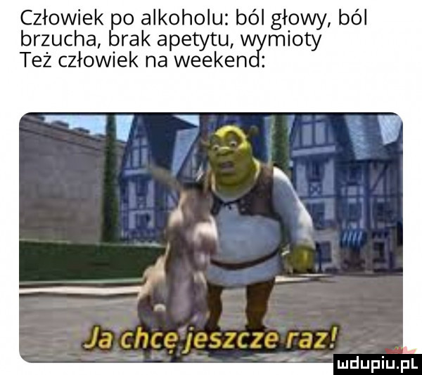 człowiek po alkoholu ból głowy ból brzucha brak apetytu wymioty też człowiek na weeken mdupiupl