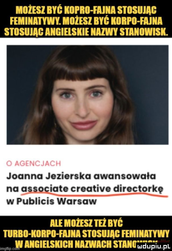 joanna jeziorsko awansowała na umiem creative directorkę w publicis warsów