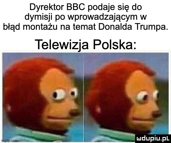 dyrektor bbc podaje się do dymisji po wprowadzającym w błąd montażu na temat donalda trumpa. telewizja polska