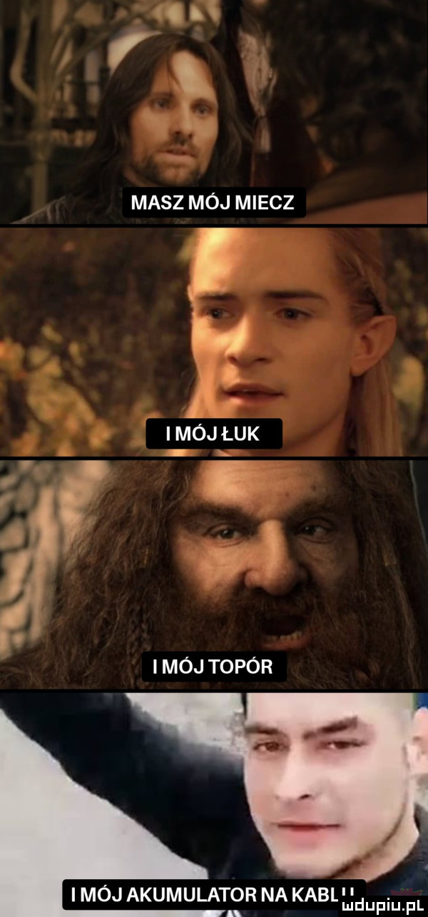 masz mój miecz imaj topór i moj akumulator na kall duciu f