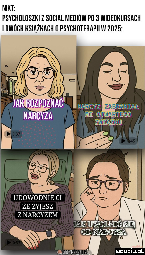 nikt psychuluszki z socjal mediów pl   wideukursaeh dwóch ksiażkaeh u psychutebapii w      renwang m q mswia mmm w i p a udowodnie c  ze żmiesz z narcyzem taiwmmó sm rw. mmm