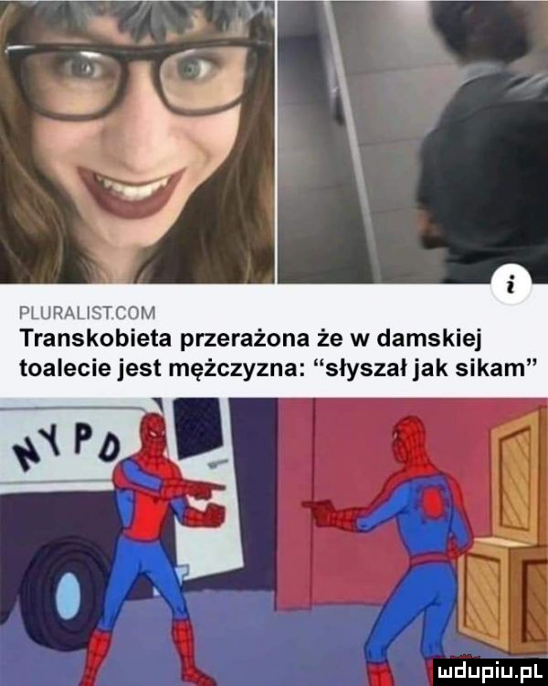 pluraustcdm transkobieta przerażona że w damskiej toalecie jest mężczyzna słyszał jak sikam