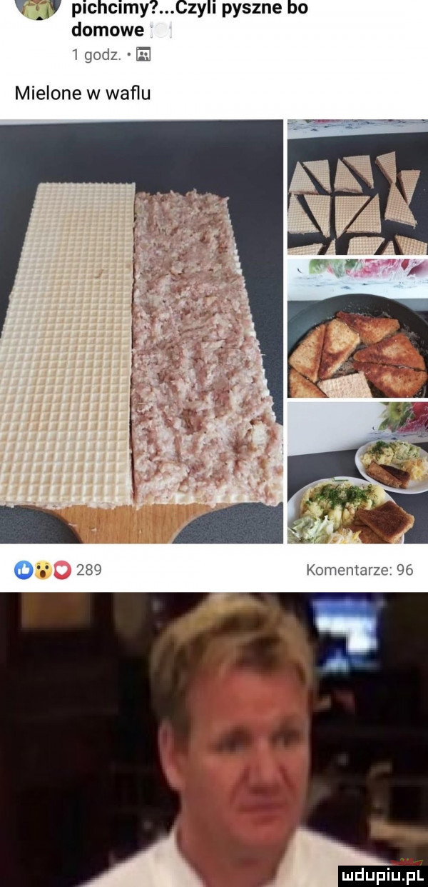 le pichcimy czyli pyszne bo domowe   godz e mielone w waﬂu mdupiqul