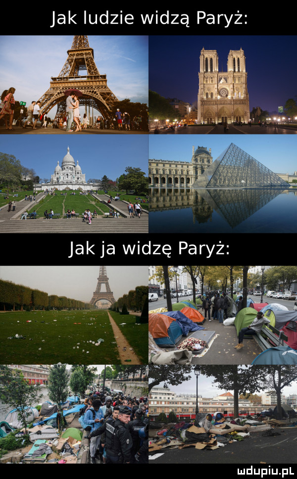 jak ludzie widzą paryż