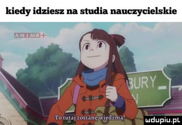 kiedy idziesz na studia nauczycielskie