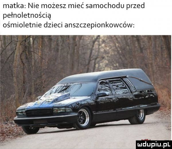 matka nie możesz mieć samochodu przed pełnoletnościę ośmioletnie dzieci anszczepionkowców