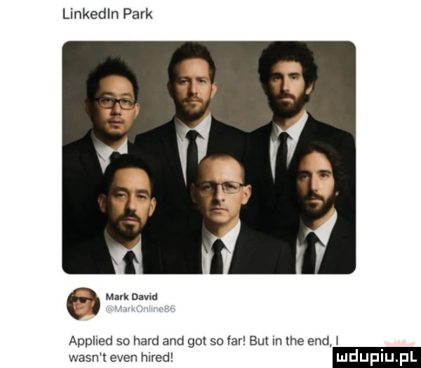 linkedin park mark down applied so hord and got so far but in tee end wasn eden hlred ludupiu