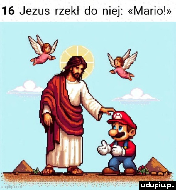 jezus rzekł do niej mario hﬂﬁpiulpl