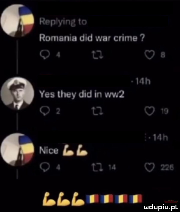 rq  l ą roman a ddd war crime x.     h yes they ddd in ww  u. h a.         lud upiu. pl
