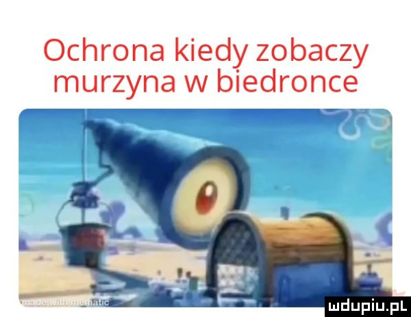 ochrona kiedy zobaczy murzyna w biedronce