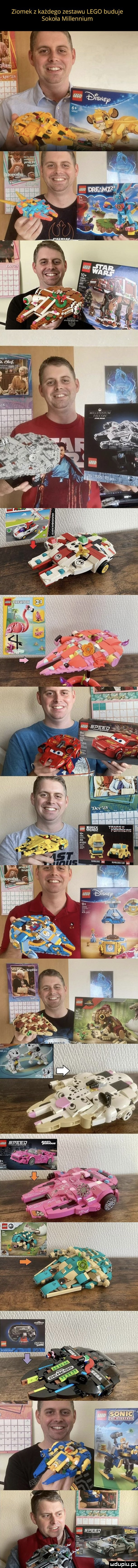 ziomek z każdego zestawu lego buduje sokoła millennium iii iii i iii ibl. de    ll