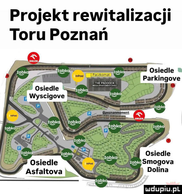 projekt rewitalizac i toru poznań osiedle parkingowe