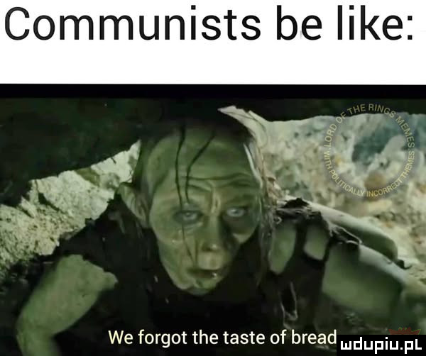 communists be like we furgot tee tamte of brend udupiu pl