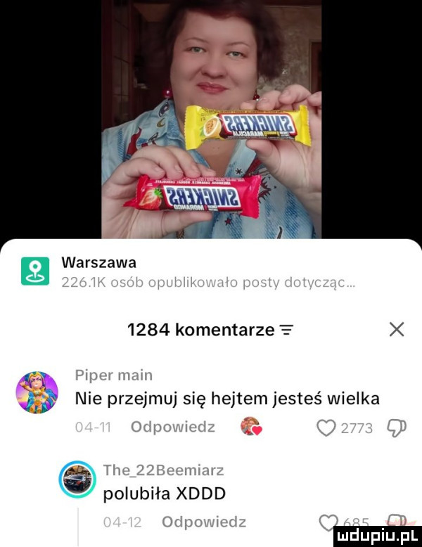 komentarze x     m na nie przejmuj się hejtem jesteś wielka sun v  . polubiła xddd