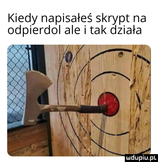 Działa? Działa.