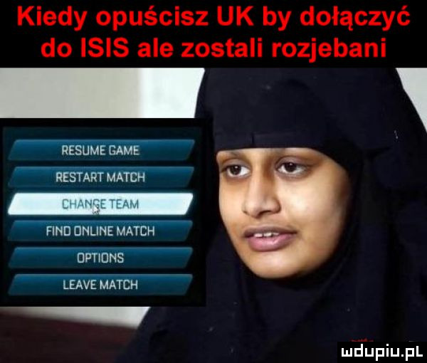 kiedy opuścisz uk by dołączyć do ibis ale zostali rozjebani lud upqul