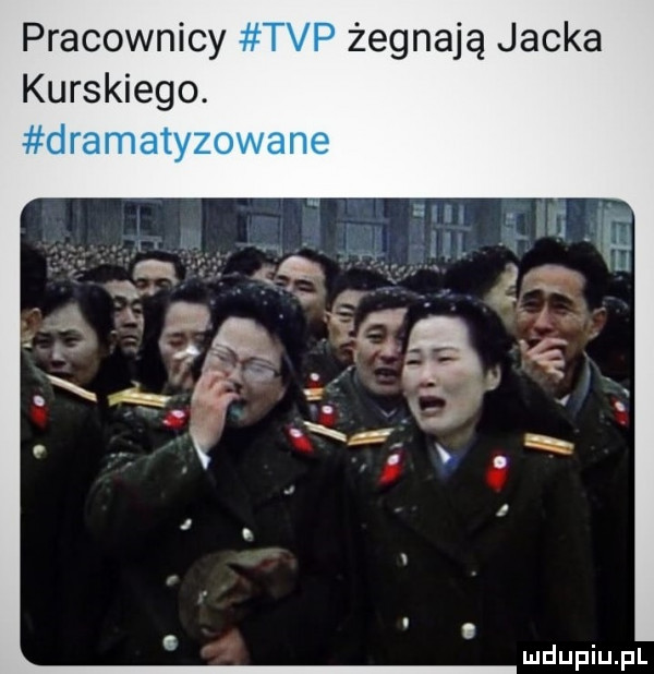 pracownicy żegnają jacka kurskiego