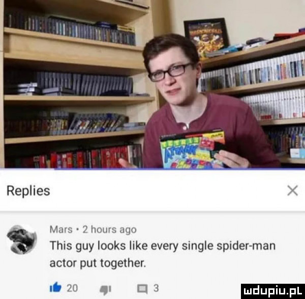 replies may hmm hw tais gay looks like esery single spider man aktor pul togethen. a